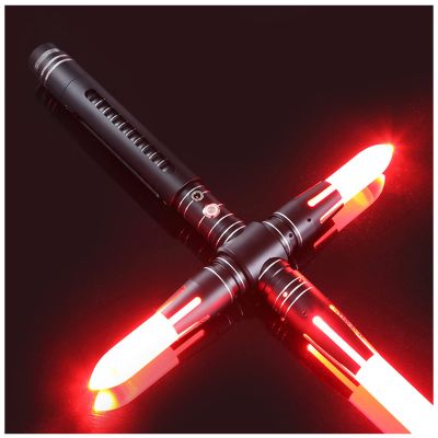 NENAGGE Adults Light Saber Metal Hilt Heavy Dueling Light Sabers with RGB 19 Infinite Color Changing & 10 Set of Sound Fonts, Kylo Ren FX Lightsaber for Cosplay