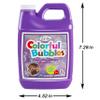 Lulu Home Bubble Concentrated Solution, 1 L/ 33.8 OZ Bubble Refill Solution for Kids Bubble Machine, Giant Bubble Wand, Bubble Blower Toys, Halloween Party Favors (Purple) view 2