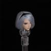 Fremego 1/12 Scale Female Head Sculpt,Anime Girl Pale Skin Head Carved for 6inch Seamless Action Figure Body Collection (F) view 3