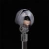 Fremego 1/12 Scale Female Head Sculpt,Anime Girl Pale Skin Head Carved for 6inch Seamless Action Figure Body Collection (F) view 4
