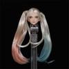 Fremego 1/12 Scale Female Head Sculpt,Anime Girl Pale Skin Head Carved for 6inch Seamless Action Figure Body Collection (E) view 1