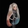 Fremego 1/12 Scale Female Head Sculpt,Anime Girl Pale Skin Head Carved for 6inch Seamless Action Figure Body Collection (E) view 3