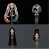Fremego 1/12 Scale Female Head Sculpt,Anime Girl Pale Skin Head Carved for 6inch Seamless Action Figure Body Collection (E) view 4