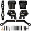 ShareGoo Brass Steering Blocks Knuckle Caster Blocks C-Hubs Diff Cover Steering Links Compatible with Traxxas TRX4M 1/18 RC Crawler Car Upgrade Parts view 1
