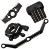 ShareGoo Brass Steering Blocks Knuckle Caster Blocks C-Hubs Diff Cover Steering Links Compatible with Traxxas TRX4M 1/18 RC Crawler Car Upgrade Parts view 3