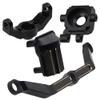 ShareGoo Brass Steering Blocks Knuckle Caster Blocks C-Hubs Diff Cover Steering Links Compatible with Traxxas TRX4M 1/18 RC Crawler Car Upgrade Parts view 4