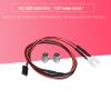SPYMINNPOO RC LED Light, 2PCS 5mm RC Taillight Headlights RC Accessory Headlamps for 1:10 Model Drift RC Car Truck Crawler Vehicle (No. 12 red Light) view 4