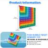 1-9 Addition Chart & 9x9 Multiplication Tables, Right-Angled Rainbow Square 100 Bubbles Math Games Multiplication Games for Multiplication Study Division Learning Math Manipulatives view 3
