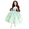 Fashion Tutu Ballet Dress for 11.5" Doll Clothes Outfits 1/6 Dolls Accessories Rhinestone 3-Layer Skirt Ball Party Gown (Spring Green) view 2