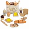 PairPear Wooden Bakery Play Food Set, Pretend Play Kitchen Accessories with Shopping Bag, Kids Cutting Food Gift for Boys and Girls Ages 3+ view 1