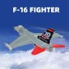 NOBRIM RC Plane Airplane F-16 Fighter Plane 50mm EDF Jet Perfect for Beginners (Red,PNP) view 2