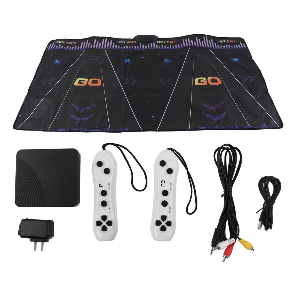 Pilipane Dance Mat, for 3 4 5 6 7 8 9 Year Old Girls Boys, HD 2 Player LED Light High Sensitivity Interactive Educational Runway Dance Pad, Built in Music, Dance Game Mat, for Kids Girls Boys