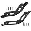 RCarmumb RC Upgrades Part for 1/10 Big Rock 3S BLX,Granite/Senton 3S BLX(Mega550),1/8 Typhon 3S BLX(Mega550), Alloy Front Rear Shock Tower Hops up,Black view 1