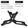 RCarmumb RC Upgrades Part for 1/10 Big Rock 3S BLX,Granite/Senton 3S BLX(Mega550),1/8 Typhon 3S BLX(Mega550), Alloy Front Rear Shock Tower Hops up,Black view 2