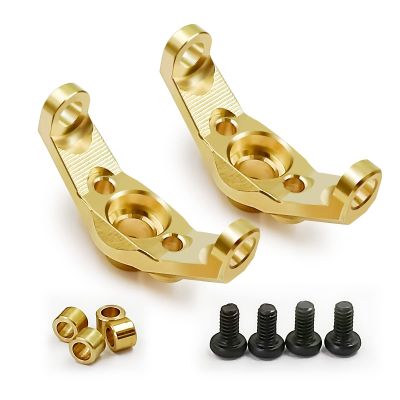 Benedict Harry Brass Front Counterweight C Hub Caster Mounts for 1/18 TRX4M Defender RC Crawler Car
