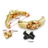 Benedict Harry Brass Front Counterweight C Hub Caster Mounts for 1/18 TRX4M Defender RC Crawler Car view 3