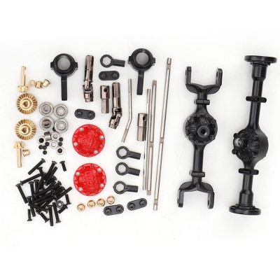 NDNCZDHC RC Auto Metal Upgrade Parts Kit RC Auto Retrofit Upgrade Kit for 1/16 B14 B24 B26 C14 C24 RC Car Retrofit