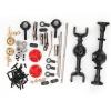 NDNCZDHC RC Auto Metal Upgrade Parts Kit RC Auto Retrofit Upgrade Kit for 1/16 B14 B24 B26 C14 C24 RC Car Retrofit view 1