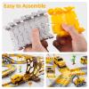 iHaHa 299 PCS Construction Race Tracks Boys Toys, 6 PCS Engineering Cars and Flexible Race Track Playset Create A Engineering Road Gifts Toys for 3 4 5 6 Year Old Boys Kids view 4