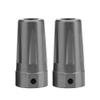 TEUOPIOE Racing 1/10th RC Crawler Car CNC Machined Aluminum Alloy AR60 OCP Straight Axle Adapter Rear Lock Out for Axial Wraith, Upgrades Parts Accessories(Gray) view 1