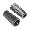TEUOPIOE Racing 1/10th RC Crawler Car CNC Machined Aluminum Alloy AR60 OCP Straight Axle Adapter Rear Lock Out for Axial Wraith, Upgrades Parts Accessories(Gray) view 4