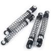 RC-Hub 4Pcs Aluminum Threaded Tele Shock Absorber Damper 48mm for 1/24 Axial SCX24 AXI90081 Deadbolt RC Crawler Car (Black Silver) view 4