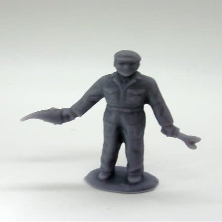 Greenhills Vintage Mechanic with Oil Can - Unpainted - 1:43 Scale - New - GP25