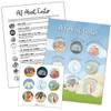 All About Easter Learning Card, Sunday School Activities with Stickers, 8.5 X 11 (Pack of 2) view 1