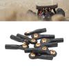 OUKENS 10Pcs RC Tie Rod Ball Head, Light Weight Wear Resistant Plastic Accurate Size M2 Tie Rod End Ball Joint, Plastic Ball Head Holder Link Rod Joint for 1/10 1/12 view 2