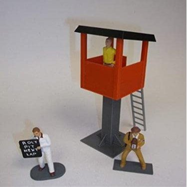 Greenhills Slot Car Building Red Marshall's Tower 1:43 Scale MACC454