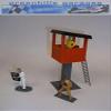Greenhills Slot Car Building Red Marshall's Tower 1:43 Scale MACC454 view 4