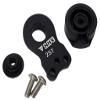 NHX RC Aluminum 25T 3 Holes Adjustable Servo Savor -Black view 2