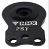 NHX RC Aluminum 25T 3 Holes Adjustable Servo Savor -Black view 3