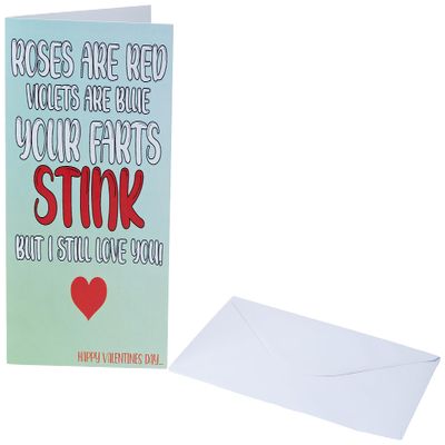 Peachy Antics Funny Cards Roses Are Red Violets Are Blue Valentines Day Card Joke Laughter Fun Novelty SP25