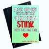 Peachy Antics Funny Cards Roses Are Red Violets Are Blue Valentines Day Card Joke Laughter Fun Novelty SP25 view 2