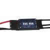ZHIPAIJI for FMS Predator 40A 30A 20A Brushless ESC with 3A 2A Linear BEC XT60 T Plug for RC Models Airplane Fixed-Wing Drone Long Range (Color : 1PC 20A JST) view 3