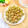 108 Pcs Balls Cake Topper DIY Cupcake Insert Foam Balloons for Cake Baking Wedding Anniversary Birthday Decoration(Glitter Gold, Gold,Multi Sizes) view 2