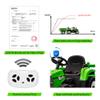 12V Ride on Tractor with Trailer and Remote Control,Toddler Kids Electric Vehicle Car with LED Headlights,2+1 Gear Shift,MP3 Player,USB,Speed Up to 5mph (35W,EVA Tire,Green) view 3
