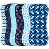 Benoxine 2-in-1 Burp Cloths and Baby Bibs - 6 Pack Large Super Absorbent Soft Cotton Burping Cloths for Spit Up, 3 Layers Thick Baby Burp Rags for Girls & Boys view 1