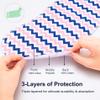 Benoxine 2-in-1 Burp Cloths and Baby Bibs - 6 Pack Large Super Absorbent Soft Cotton Burping Cloths for Spit Up, 3 Layers Thick Baby Burp Rags for Girls & Boys view 2