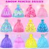 135 Pcs Doll Clothes and Accessories with Doll, Princess Gowns, Fashion Dresses, Slip Dresses, Top, Pants, Jumpsuit, Swimsuits, Shoes, Hangers, Doll Dress up Toys for Girls Kids Toddlers Toy Gifts view 2