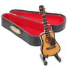 SUPVOX Miniature Guitar Model with Stand 3.14X1.18X0.66In Portable Kid Guitar Toy Educational Dollhouse Decoration view 2
