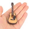SUPVOX Miniature Guitar Model with Stand 3.14X1.18X0.66In Portable Kid Guitar Toy Educational Dollhouse Decoration view 4