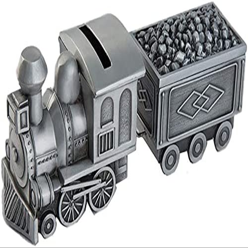 Bsetain Piggy Banks for Children Girl Deposit Coin Transport Coal Creative Ornaments Metal Money Bank