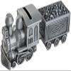 Bsetain Piggy Banks for Children Girl Deposit Coin Transport Coal Creative Ornaments Metal Money Bank view 1