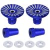 ZHIPAIJI Remote Control M3 Thread Transmitter Gimbal Sticks Ends Umbrella for Futaba Spektrum DX5i DX6i DX7S DX8 DX9 Taranis X9D RC Drone Accessories (Color : Navy Blue) view 1