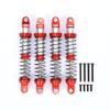 RCAWD for UTB18 Capra RC Shocks Upgrades, Front & Rear Shock Absorber Parts #AXI213004#AXI213000, for Axial 1/18#AXI01002 Red view 1