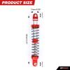 RCAWD for UTB18 Capra RC Shocks Upgrades, Front & Rear Shock Absorber Parts #AXI213004#AXI213000, for Axial 1/18#AXI01002 Red view 2