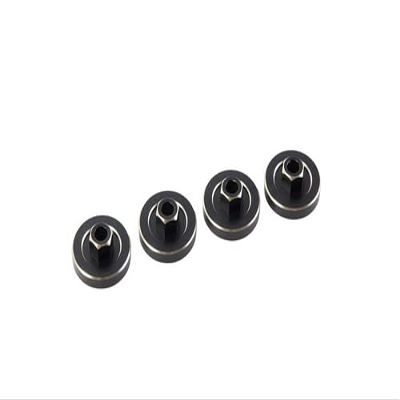 FMS 1:24 RC Vehicle Parts for Power Wagon : Brass Wheel Black - C3133