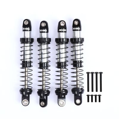 RCAWD for UTB18 Capra Shock Absorber Upgrades, Front & Rear RC Shocks Parts #AXI213004#AXI213000, for Axial 1/18#AXI01002 Black